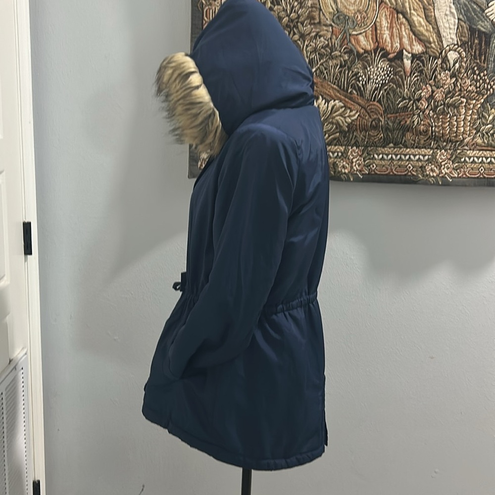 Copper Key Blue Hooded Jacket. Size M - Picture 7 of 17